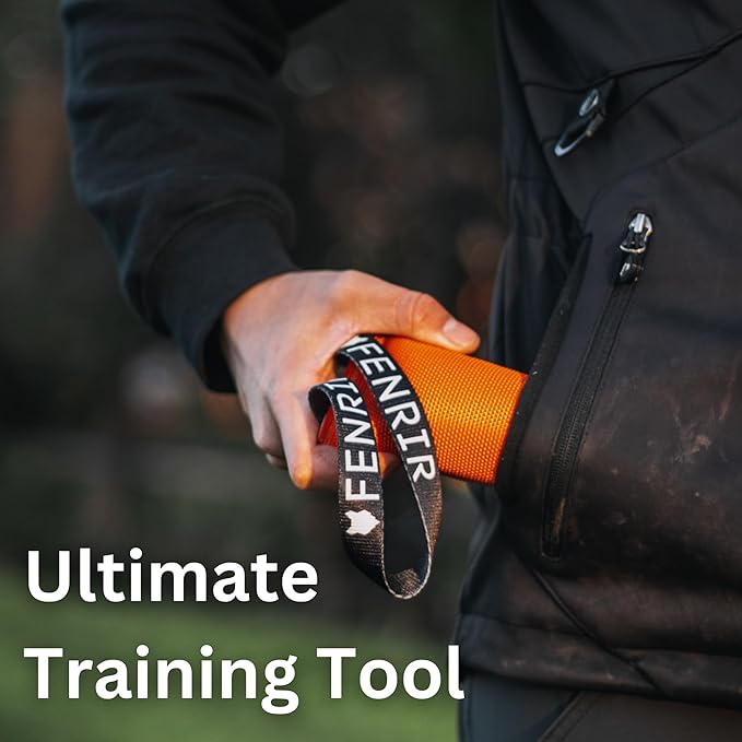 Fenrir 12 Inch Rugged Fire Hose Dog Tug Toy for Large Dogs No Squeaker, Firm Stuffing for Canines