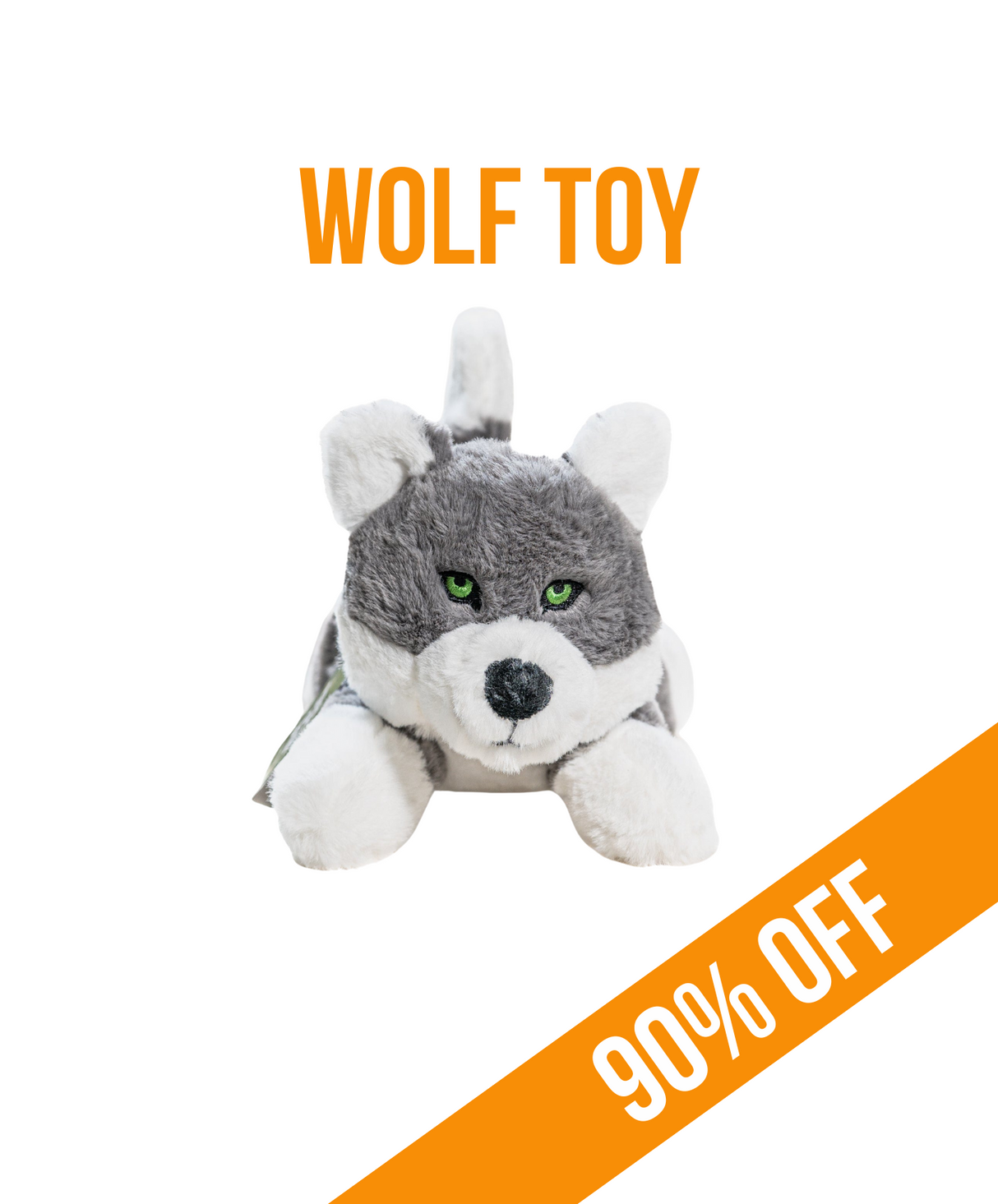 Fenrir Wolf Dog Plush Toy