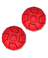 Fenrir High Bouncing Durable Yellow Rubber Knattle Dog Ball Perfect for Fetch and Recall 2.5 Inch Diameter Toy