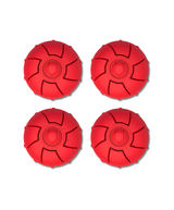 Fenrir High Bouncing Durable Yellow Rubber Knattle Dog Ball Perfect for Fetch and Recall 2.5 Inch Diameter Toy