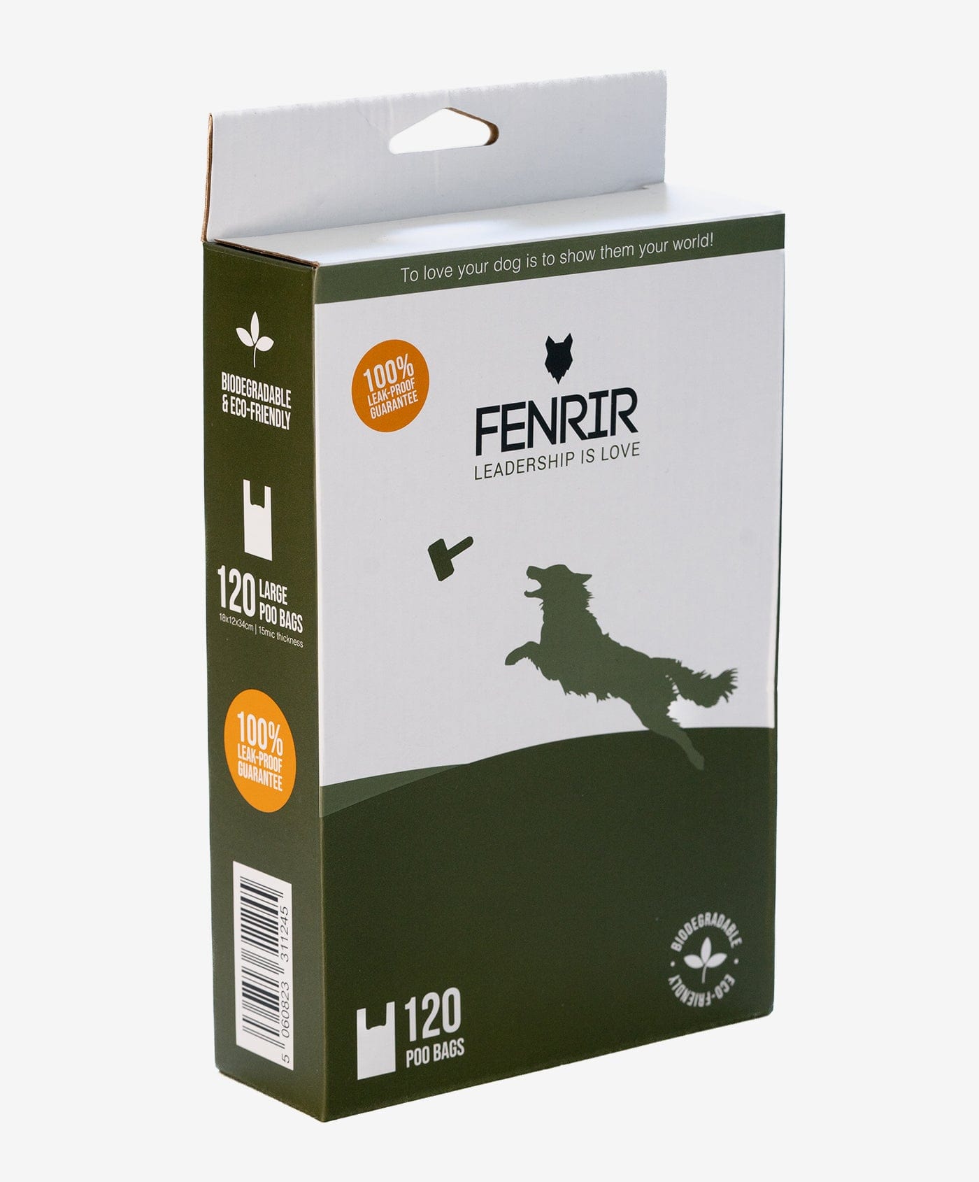 100 PACK DEGRADABLE POOP BAGS : Petface by LeisureGrow Products Ltd